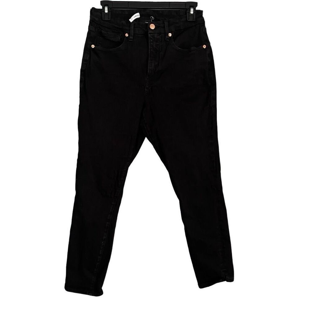 Good American black good waist crop jeans 12/31‎
